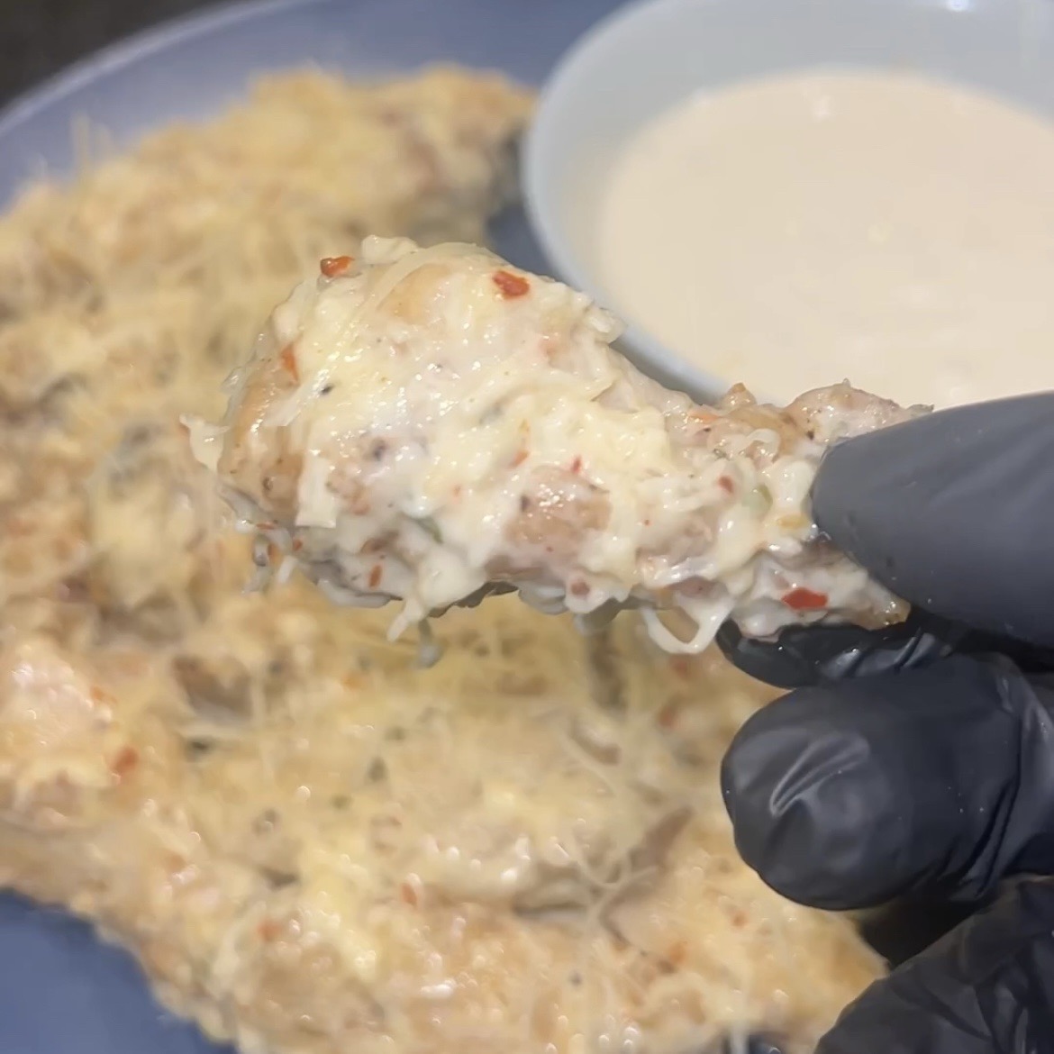 Alitas de Ajo Parmesano