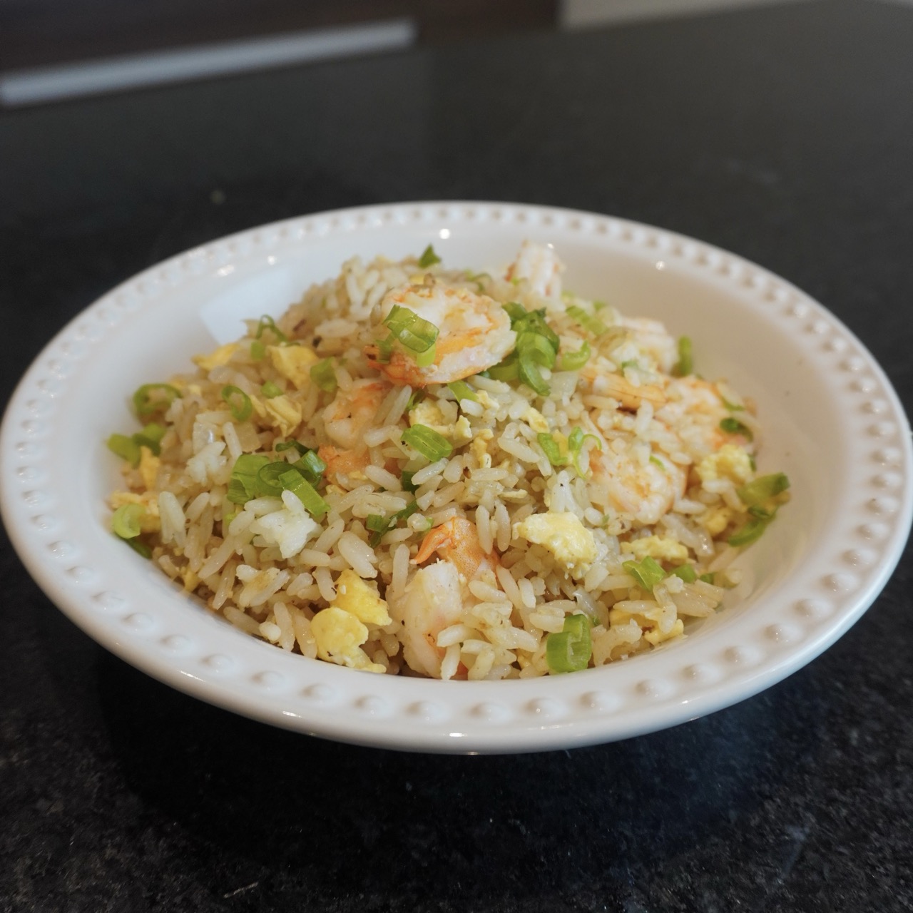 Arroz Frito con Camarones