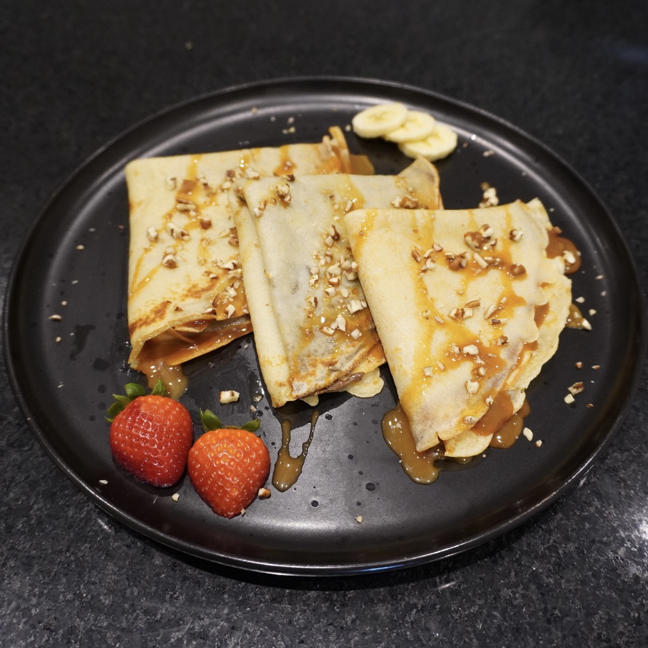 Crepas de Cajeta y Nutella