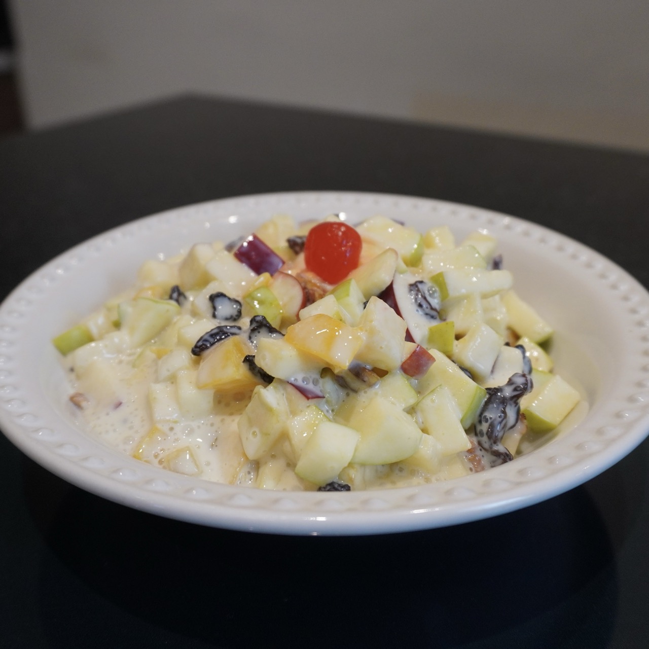 Ensalada de Manzana Navideña