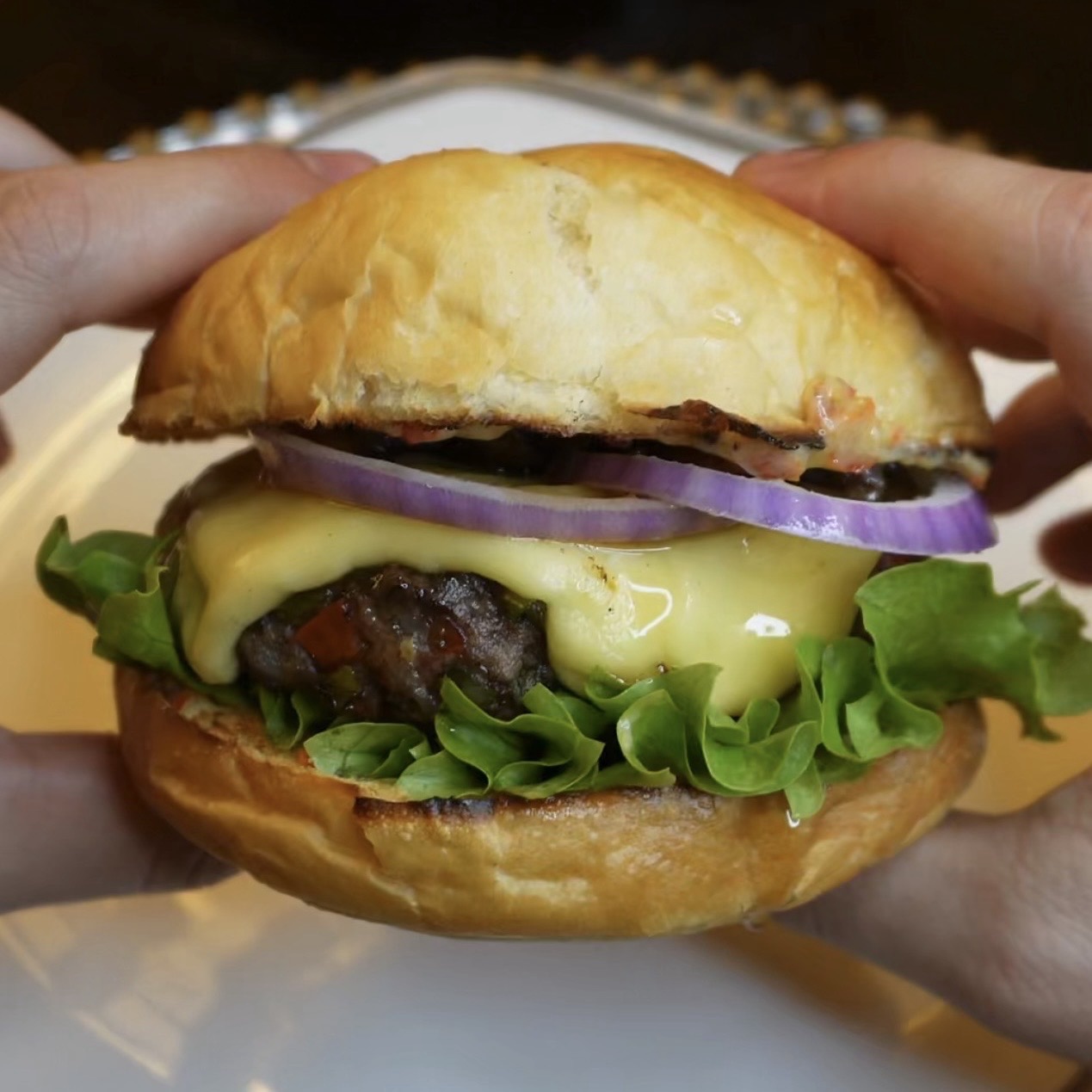 Hamburguesas con Mermelada de Tocino