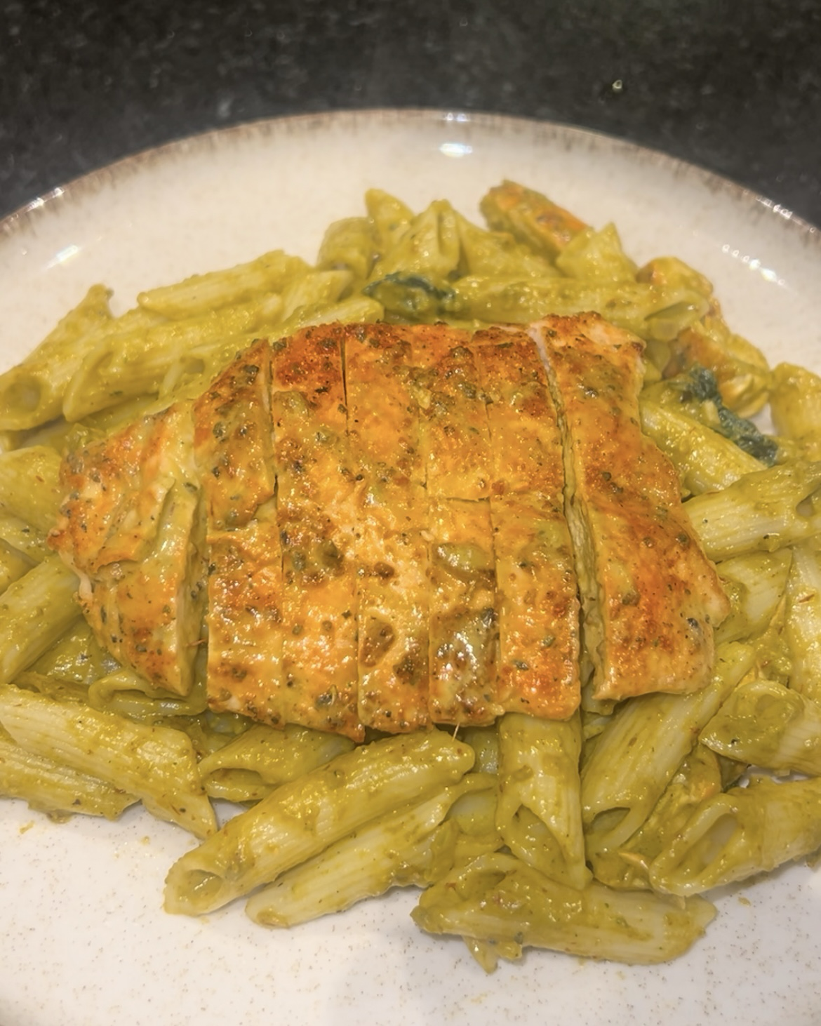 Pasta Cremosa con Pollo