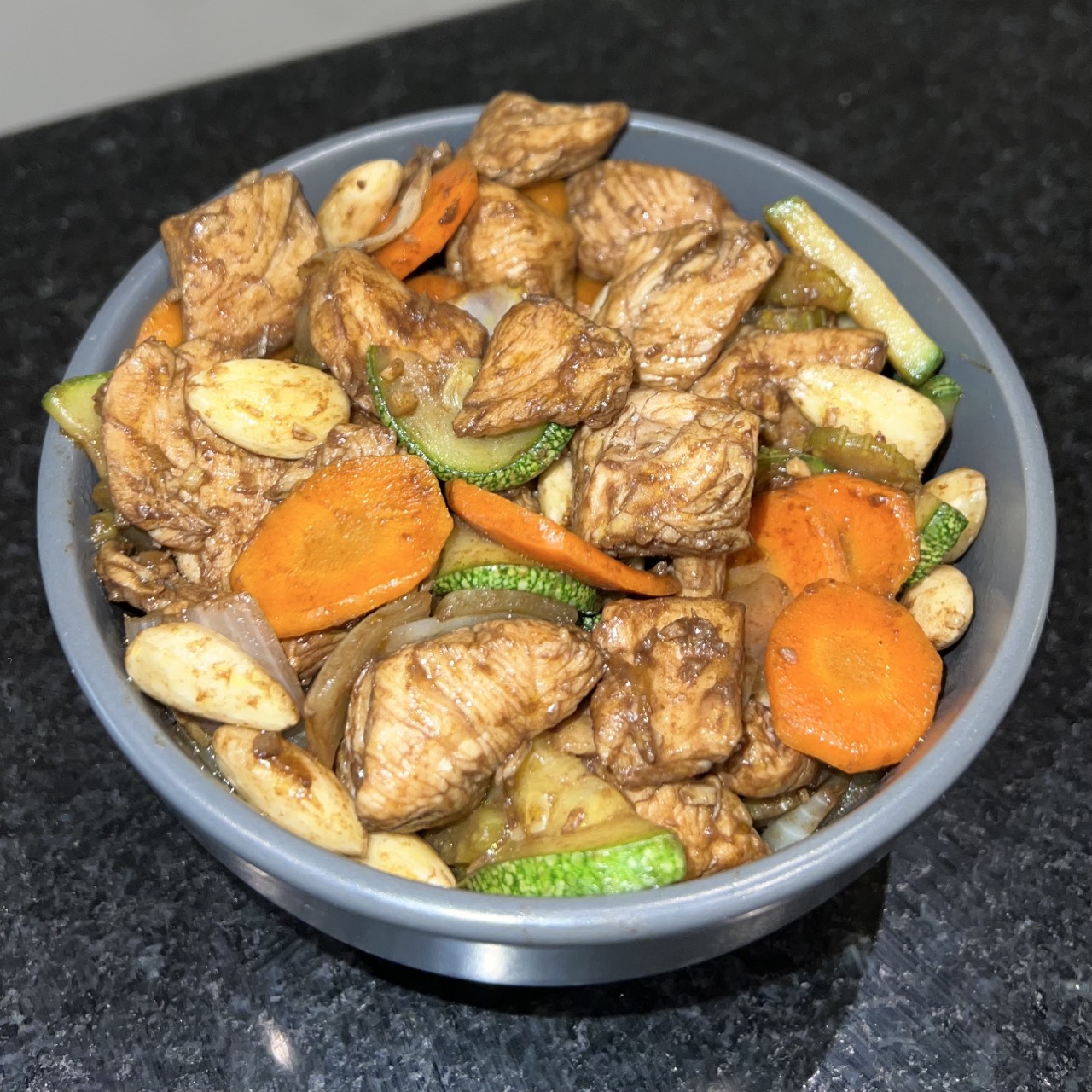 Pollo Chino con Almendras