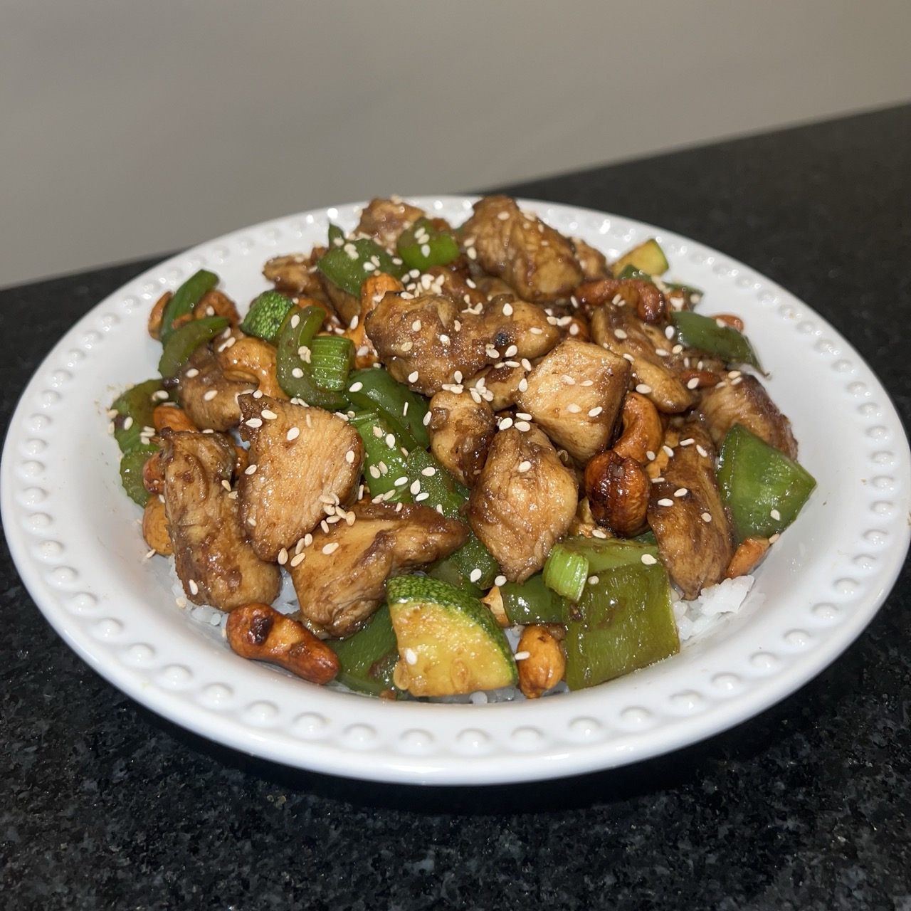 Pollo con Nuez de la India