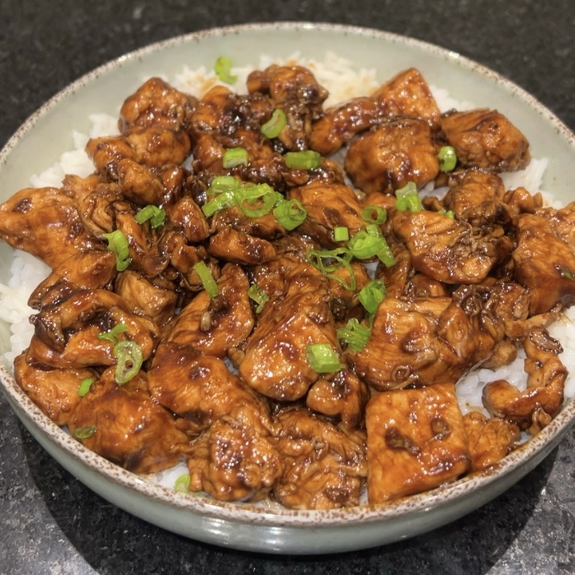 Pollo en Salsa Bourbon